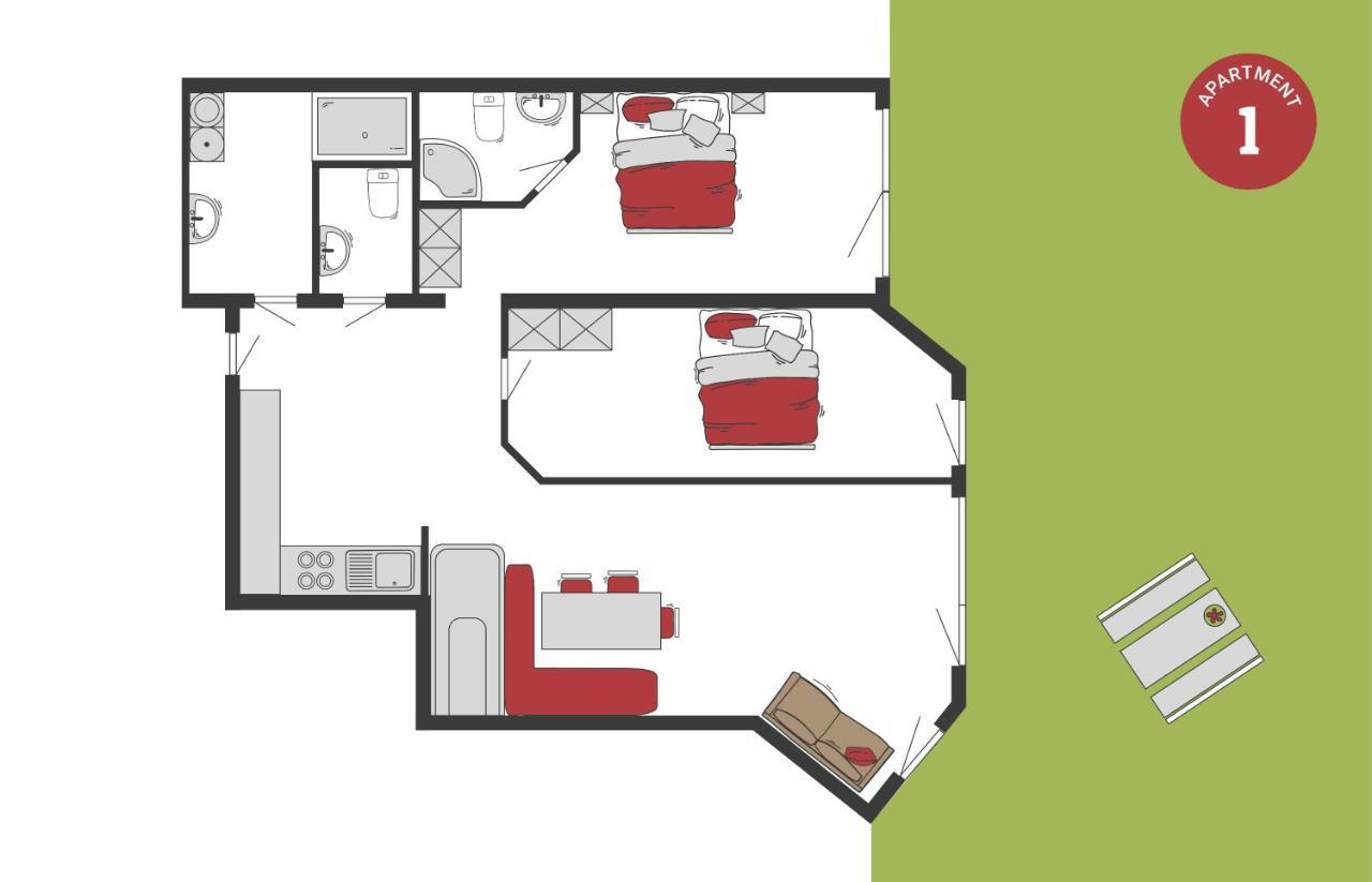 Peil Highend-Basic Apartments San Candido Camera foto